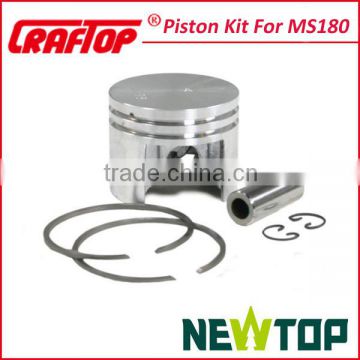 Chainsaw piston and ring for MS180