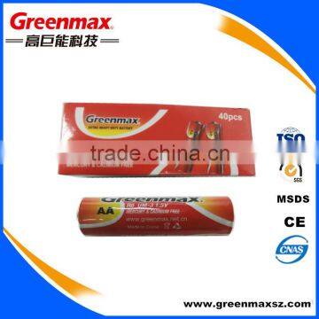 Hot Selling Type--Dry Cell Battery R6 AA Battery 1.5V