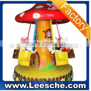 2015 LSJQ-023_Mushroom_swivel_chair carousel for sale ride on kids car remote control arcade game machine