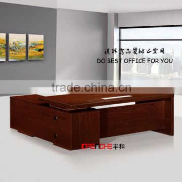 2015 L Shap Executive Modern Desk Office Furniture With Cabinet DH-107