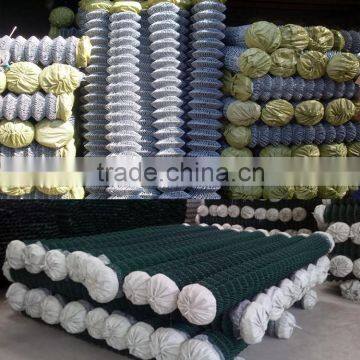 Low price PVC coated chain link fence, Galvanized chain link fence for sale