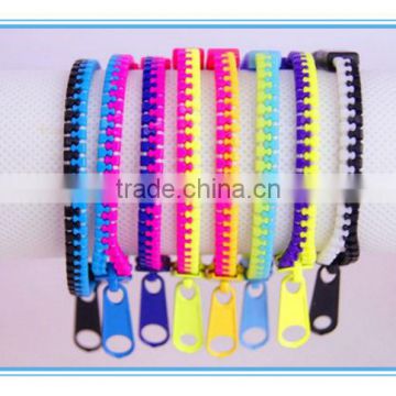 Fashin jewelry Newest colourful zipper bracelet