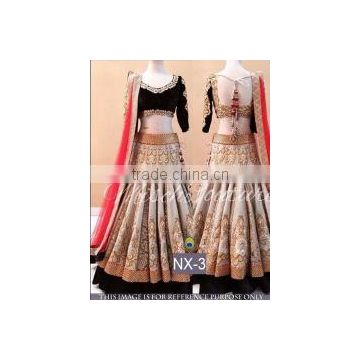 Remarkable Off White Georgette Designer Lehenga Choli/Online shopping for Indian lengha choli