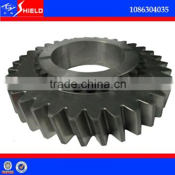 Spare parts Zhong tong bus gearbox S6-80 (gear 1086304035).