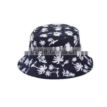 Panama Fashion Wide Brim Hat Fashion Floral Printing Bucket Hat photo-2