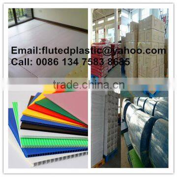 Coroplast/corflute/correx/corex floor protection cover