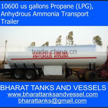 10600 us gallons Propane (LPG), Anhydrous Ammonia Transport Trailer