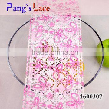 Wholesale Metal 100% Cotton Ribbon French Tipping Lace Trim 1600307