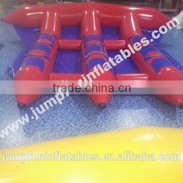 9 seaters Inflatable Flyfish/PLATO 0.9mm PVC Inflatable Fly Fish/9 persons Banana Boat Flyfish for sale