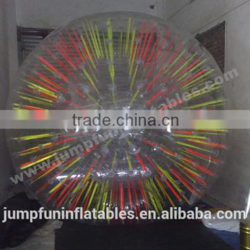 Glowing zorb ball for sale,1.0mm TPU inflatable human ball for adults