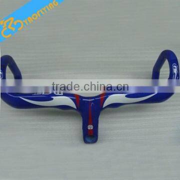 2015 New Arrival Red Carbon Road Bike Handlebar,beautiful Carbon Fiber Handlebar,lightweight Carbon Handlebar for Sale photo-4