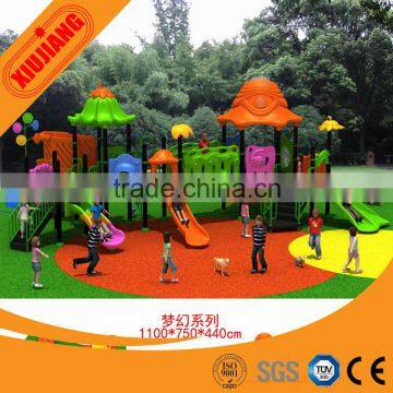 Xiujiang Kids Outdoor Fitness Equipment With Plastic Slide photo-4