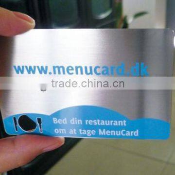 Etched Metal Cards/Special Metal Business Card