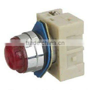 light switch with led indicator with white contact block LAY3-D