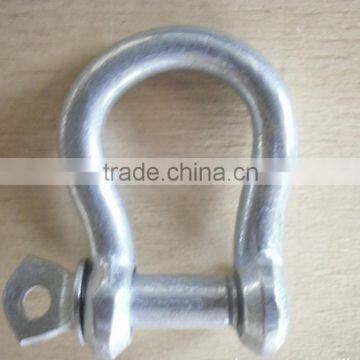 US Type Electric Galvanized Screw Pin Lifting Bow Shackle