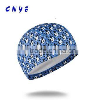 CNYE Printed Swimming Cap Soft Breathable General Swimming Caps Men Lycra Swim Cap Women High Quality New Design photo-2