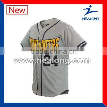 fashion custom embroidered baseball jerseys