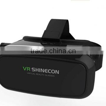 OEM Plastic Glasses XNXX 3D VR Headset Shinecon VR for Sexy Movies