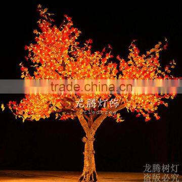 New arrival hotsale maple leaves artificial lighted trees