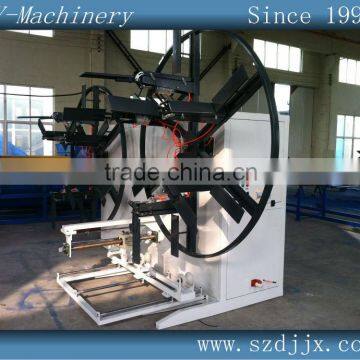 Plastic tube winding machine