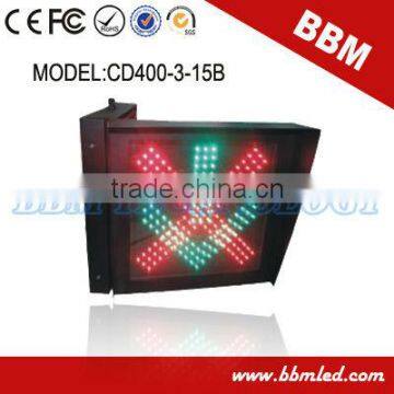 large stop go led warning light for vehicle