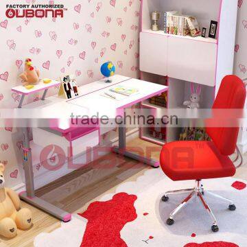 Ergo-comfort Height Adjustable Desk Work Space for Children Study Desk & Chair Sets Kids Portable Writing Desk for Teens photo-2