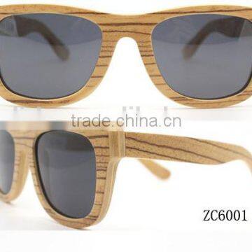 Wood material cat 3 uv400 sunglasses