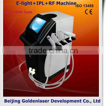 2013 New design E-light+IPL+RF machine tattooing Beauty machine lock carry case