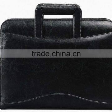 Renaissance Italian Style Leather Presentation Portfolio With Carry Handles photo-2