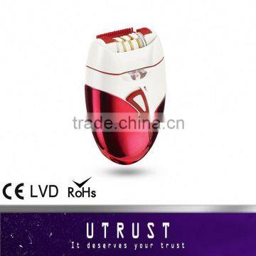 lovely rechargeable or USB charge 4 in 1 lady with callus remover shave machine mini depilator