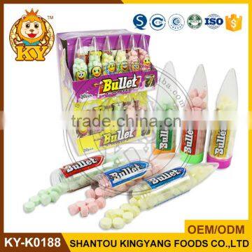 Hard Sweet Press Tablet Candy Filled In Bullet Toys