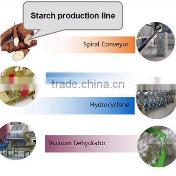 Hot selling starch production line cassava starch processing machine