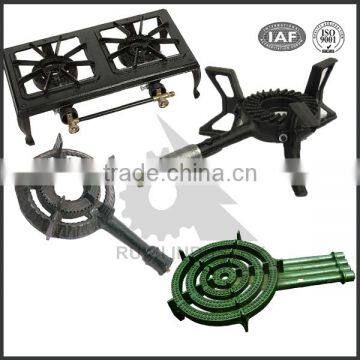 China supplier kitchenware cast iron gas burner cookware part