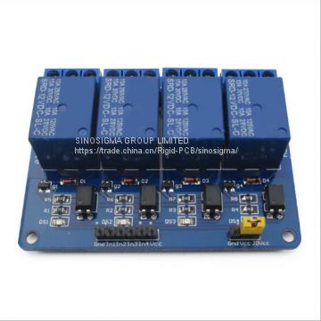 4 relay module optocoupler isolation module control board 12V DC12V optional