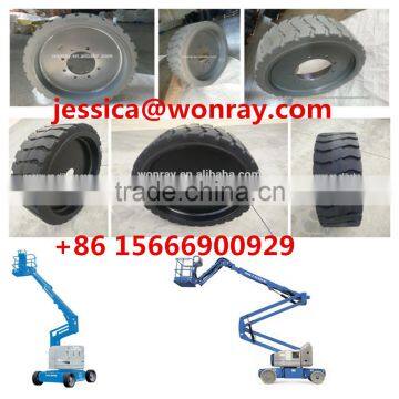 Non Mark Scissor Lift Rims With Tires Wheel 2.00-8 15x5 16x5x12 12x4.5 photo-6