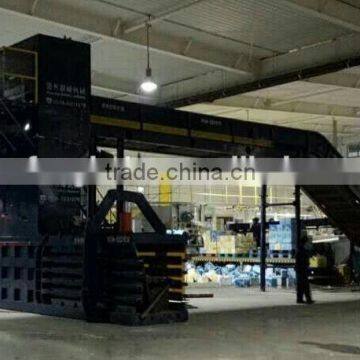 Horizontal Hydraulic Press Baler Waste Paper, Cardboard, PET Compactor, Baling Machine With Conveyor photo-4