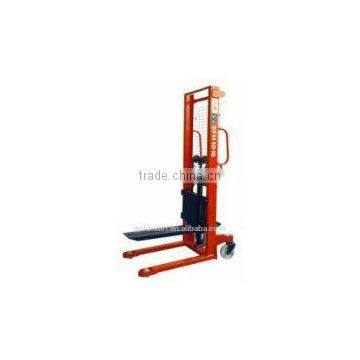 1Ton hand stacker forklift with lift height 1.6-3m