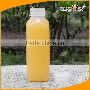 400ml Square Hot Filling Beverage Bottle Custom Logo photo-3