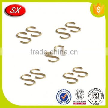 customized bend forming Brass S Shaped Hooks