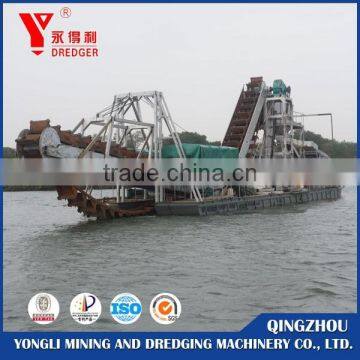 River Sand Dredging and Maintance Bucket Chain Gold Dredger/ Sand Mining Machine photo-3