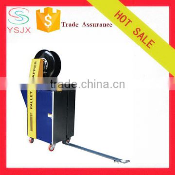 Semi automatic strapping pallet packing machine for carton