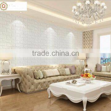 Embossed Foam Wallpaper Non-toxic 3D Background Waterproof Foam Wallpaper photo-3