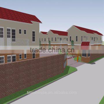 Easy Installation Light Steel Prefabricated Duplex Apartment for Rent photo-4