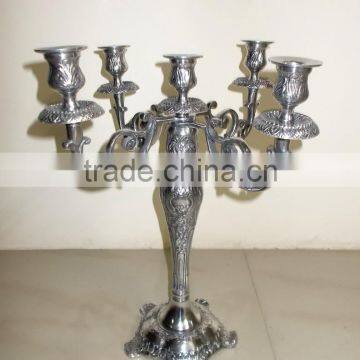 New embose antique Candelabra for Wedding Decoration