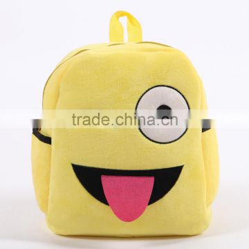 2016 Cute Emoji Bookbags Cool Kids School Backpack