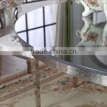 Manufacture Cylinder Glass Dining Table for Hotel Used photo-3