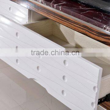 E383 Modern Design LCD TV Table Marble Top TV Stand Modern tv Cabinet photo-3