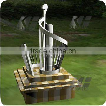 Outdoor Stainless Steel Garden Sculpture Stand Sculpture photo-2