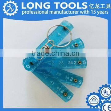 2m Metric Inch Plasticl Folding Ruler Use for Measuring photo-2