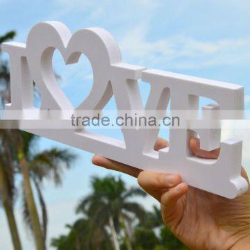 Wedding Decoration White Love Letters three-Dimensional Letter Wedding Props Love Bedroom Decor 30*12cm